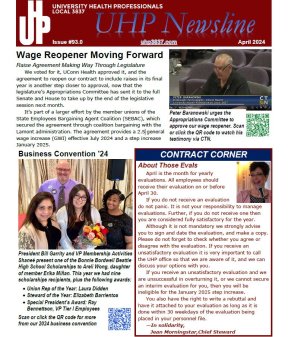 April 2024 newsletter front page