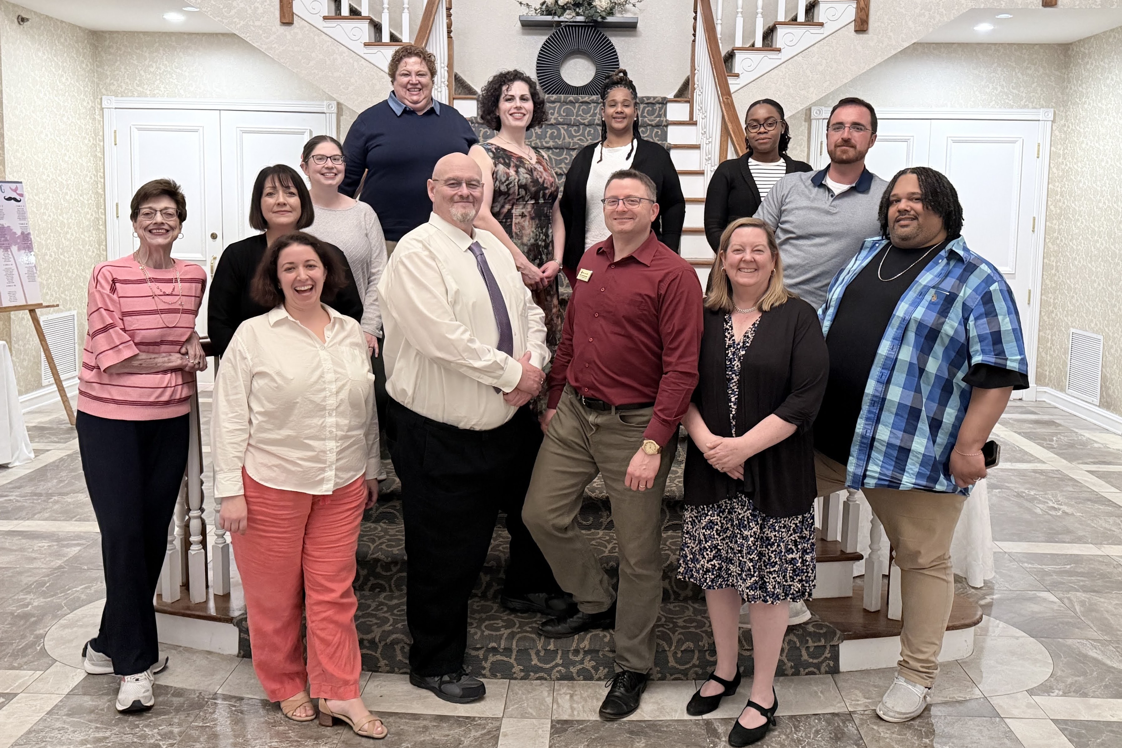 The UHP Executive Committee plus invited guests Emily Demicco (AFT CT) and Jennifer Porcari (AFT)