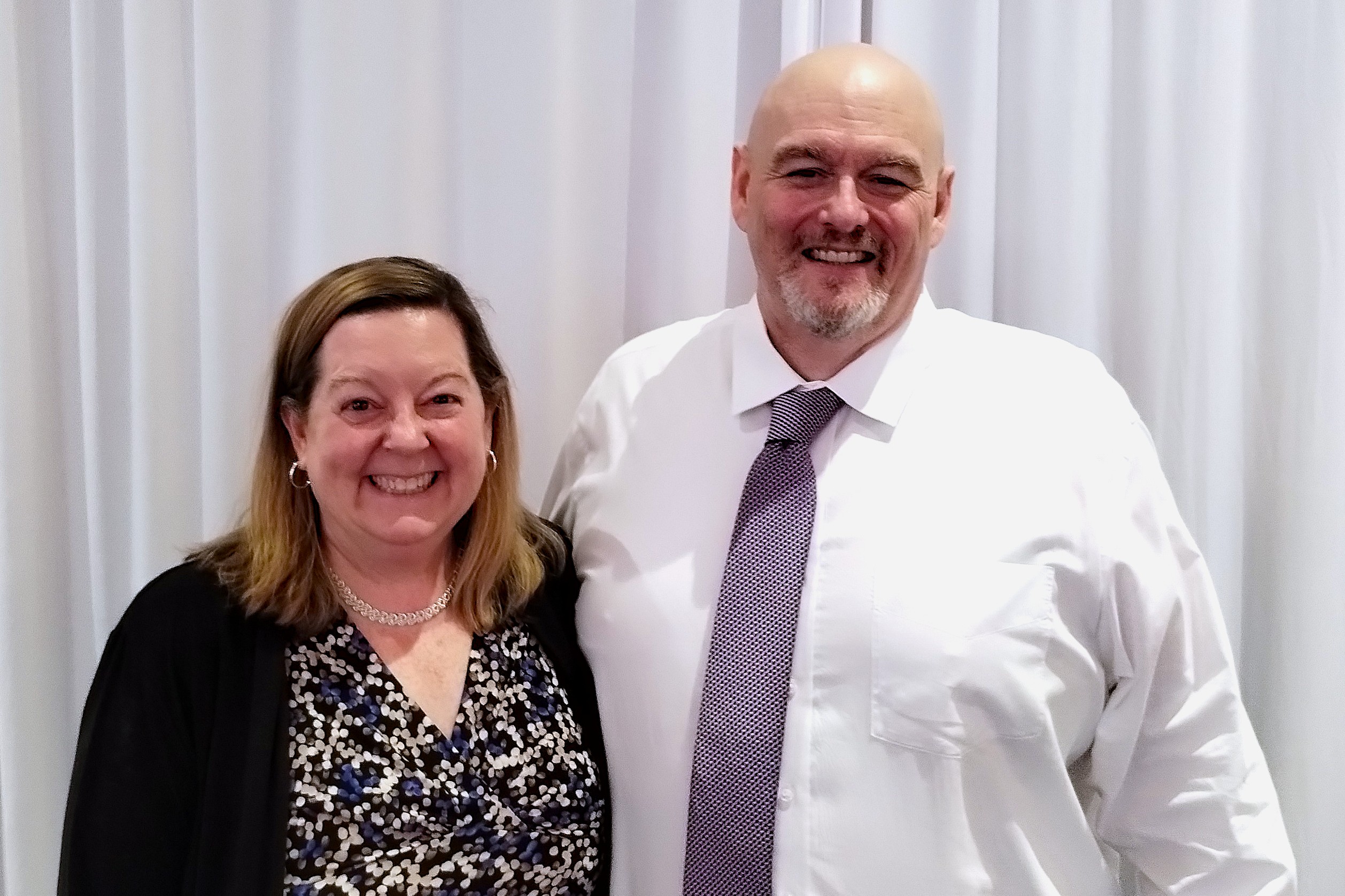 Bill with special guest and longtime UHP friend Jennifer Porcari from AFT (national)