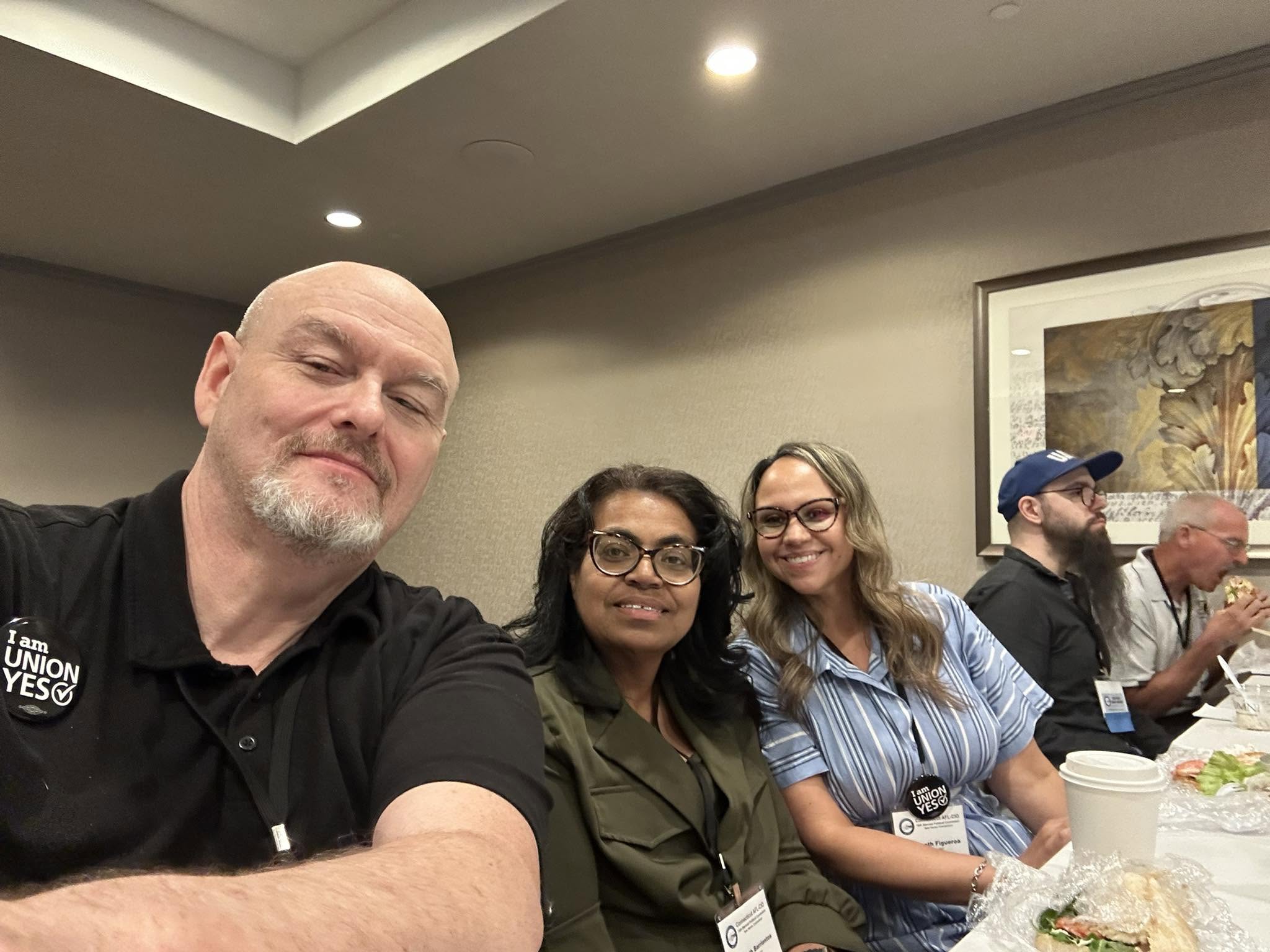 Bill Garrity, Elizabeth Barrientos, Elizabeth Figueroa
