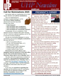 January 2025 newsletter page 1