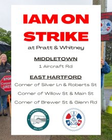 IAM strike flyer