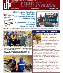 September 2025 newsletter front page
