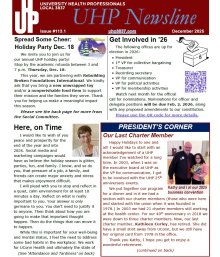 December 2025 newsletter front page