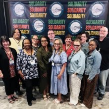 group portrait of 2026 CT AFL-CIO convention delegates