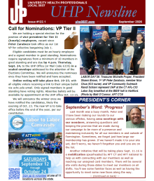 September 2026 newsletter front page