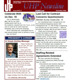 December 2024 newsletter page 1