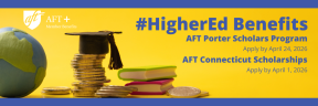 AFT scholarship slider
